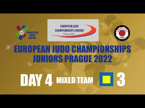 Day 4 - Tatami 3 - European Judo Championships Juniors Prague 2022