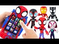 Spidey And His Amazing Friends Spider Man Web Phone Summon Hero DuDuPopTOY