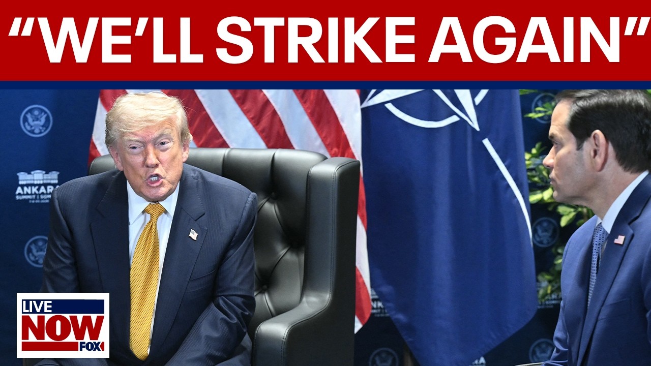 Trump says US will strike Iran again tonight during meeting with Zelenskyy
