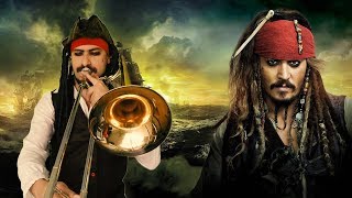 Cover art for pirates of the Caribbean trombone