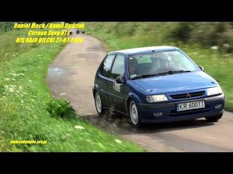 Daniel Mech / Kamil Dudziak - Citroen Saxo VTS - KJS RAJD BIECKI 27-07-2014