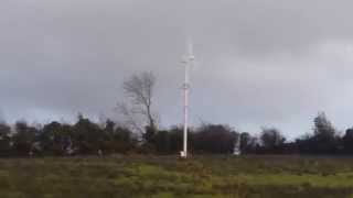 preview picture of video '5kW wind turbine - about to explode!'