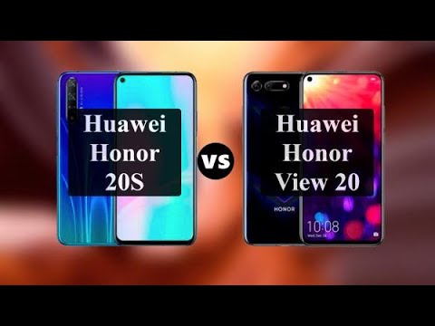 Huawei Honor 20S vs Huawei Honor View 20: Comparison