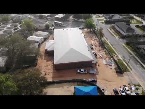 Plew Elementary School Cafetorium Flyover - as of 04/09/2024