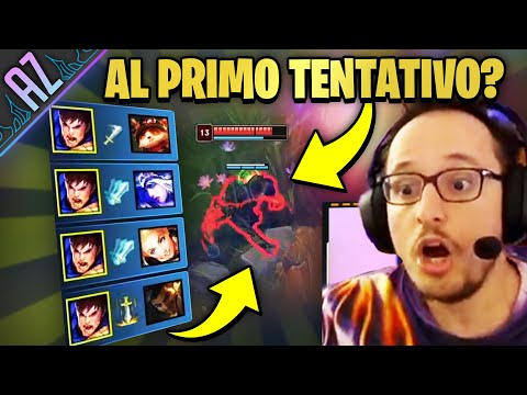 GAREN ESPLODI BUILD VUOLE LA PENTA AL PRIMO GAME - AZ PENTAKILL CHALLENGE