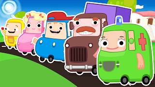 Os carrinhos da Família Wheelzy! Desenho animado infantil. Desenhos animados em português
