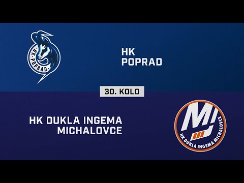 30. kolo: HK Poprad – HK Dukla Ingema Michalovce 3:0 (HIGHLIGHTY)
