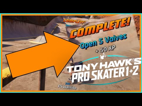 Open 5 Valves on Downhill Jam - All Valve Locations on Downhill Jam Tony Hawk Pro Skater 1 + 2 #THPS
