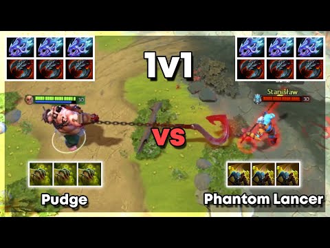 Pudge vs Phantom Lancer - Rot vs Illusions - Who wins?