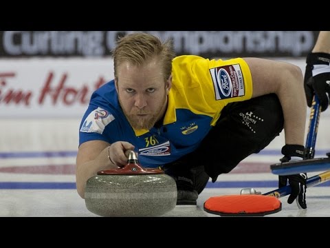 CURLING: NOR-SWE World Men's Chp 2015 -  Final - HIGHLIGHTS