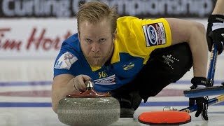 CURLING: NOR-SWE World Men's Chp 2015 - Final - HIGHLIGHTS