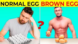 कौनसा अंडा खाएं Brown Or White? | Difference Between White and Brown Egg | Most Amazing Facts|FE#208