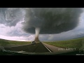 Storm Chasing Dashcam Tornado Crossing The Highway Laramie Wyoming
