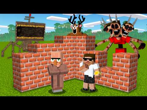 Build to Survive the Famous Monsters in Minecraft..