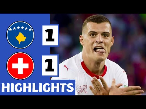 Kosovo vs Switzerland 1-1 Extended Highlights | UEFA World Cup Qualiffier