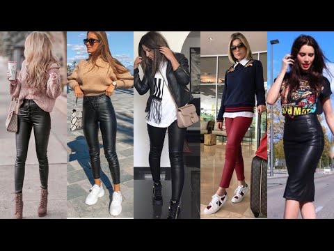 MODA MUJER 2022 | OUTFITS CASUALES SENCILLOS DE MODA | COMBINACIONES PRENDAS DE PIEL EN TENDENCIA