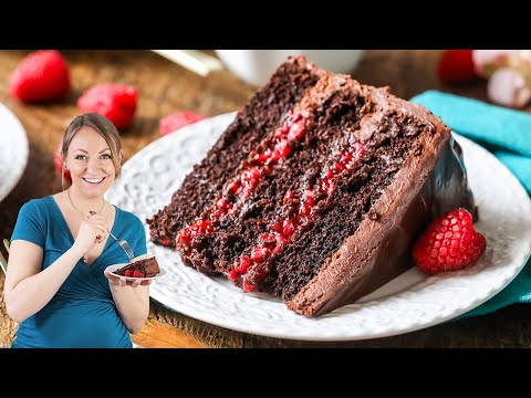 Rich Chocolate Raspberry Cake with Raspberry-Infused Frosting