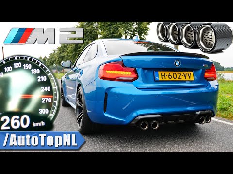 BMW M2 F87 | 0-260KM/H ACCELERATION & M PERFORMANCE EXHAUST Sound by AutoTopNL