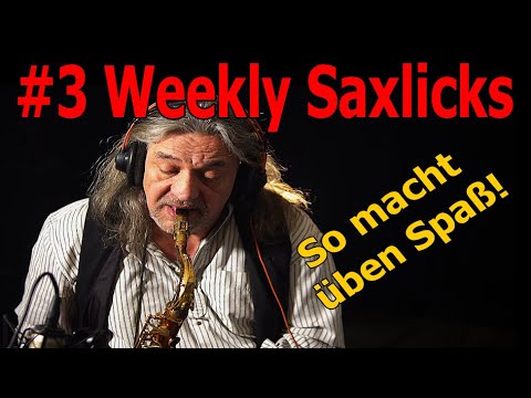 Weekly Saxophon Lick 3 Improvisation
