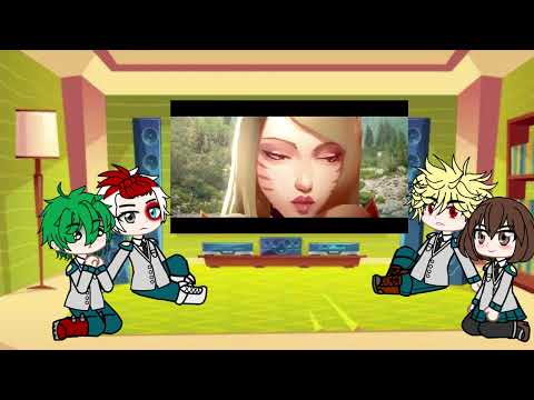 MHA React to KDA as new Heros