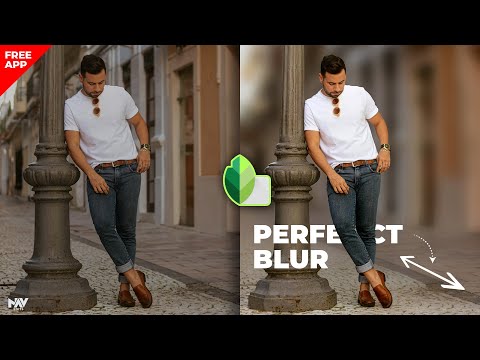 Make a PERFECT CONTROLLED BACKGROUND BLUR in Snapseed app | Android | iOS | Snapseed Tutorial