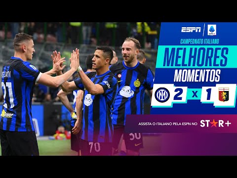Gols e lances de Internazionale x Genoa