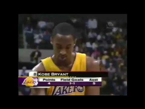 Kobe Bryant 16 Points 6 Ast 5 Stl Vs. Rockets, 2004 Playoffs Game 1.