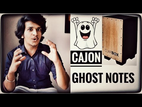 3 Ghost Notes to play on a CAJON 👻☠ | TUTORIAL in HINDI