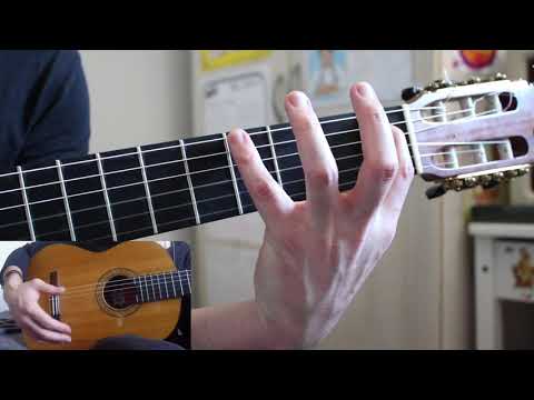 Tutorial, how to play a bulerías falseta from Paco de Lucía.