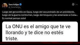 La ONU: ese amigo que te ve llorando y te dice que no estés triste