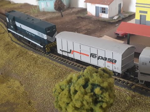 Fiz um vagão para maquete . O primeiro que fiz.