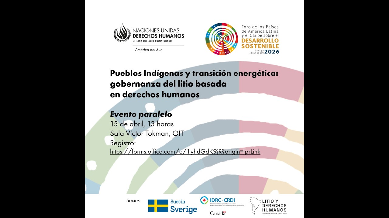 Pueblos Indígenas y transición energética: Gobernanza del litio basada en derechos humanos