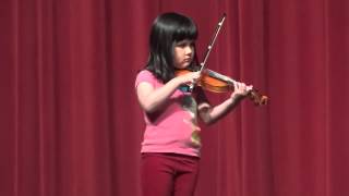 Clara at pre recital performance, Witches Dance