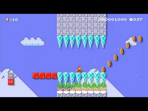The Winter Speed Run by Holden:D 🍄 Super Mario Maker 2 #ake