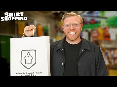 Rob Beckett Goes Shopping For CLASSIC Football Shirts - Shirt Shopping