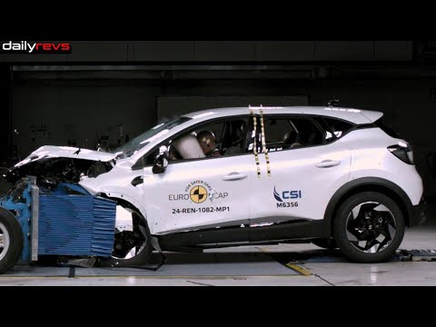 2025 Renault Captur E-Tech Techno Version Earns 5⭐ Euro NCAP Crash Test !