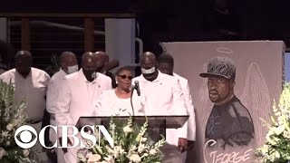 Family members speak at George Floyd's funeral