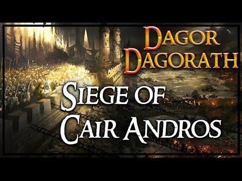 The Lord of the rings: Siege of Cair Andros! LotR BfME2 RotWK. سيد الخواتم