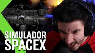 Probamos el SIMULADOR de SPACEX para acoplarse en la ISS (sale mal)