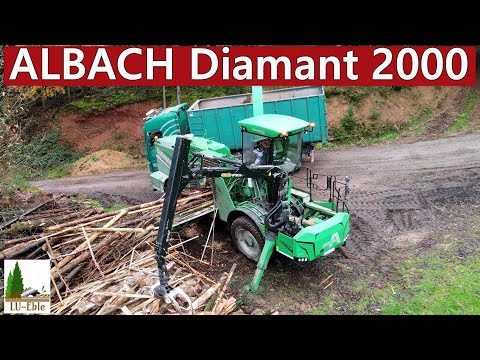 ALBACH Diamant | 790 PS beim Holzhacken | Waldservice Ortenau EG