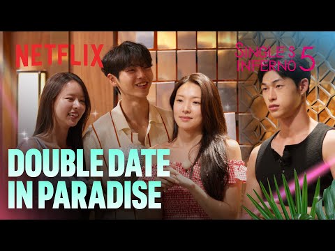 Battle at the bowling alley? Double Date in Paradise | Single’s Inferno Season 5 | Netflix [ENG SUB]