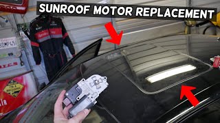 How to Replace the Sunroof Motor on a Minivan