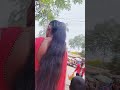 Very Beautiful High Ponytail Long Hair Attractive Real Life Rapunzel Walking In Street ️