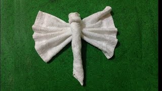 DRAGONFLY -  MY TOWEL CREATION