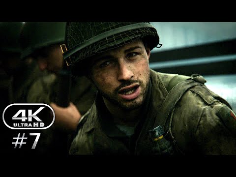 Call of Duty WW2 Gameplay Walkthrough Part 7 - PC 4K 60FPS No Commentary