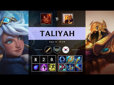 Taliyah Mid vs Azir - KR Challenger Patch 25.14