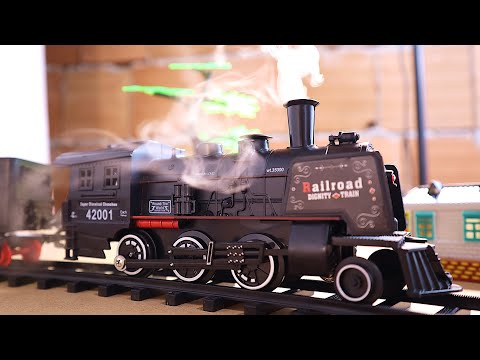 Battery Powered Miniature Coal STEAM Train with Sound, Smoke & Light