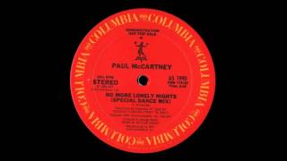 No More Lonely Nights (Special Dance Mix) - Paul McCartney