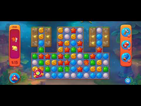 Fishdom Challenge Level 2110 (with Double Super Lightning) @choraelmin