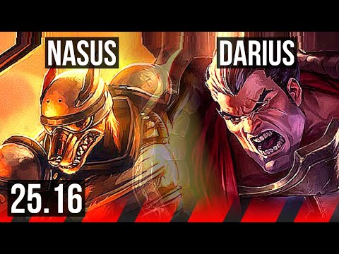 NASUS vs DARIUS (TOP) | 4/0/9, 1200+ games | NA Master | 25.16